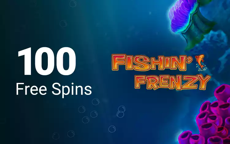 Genting Casino Fishin' Frenzy 100 Free Spins promotion